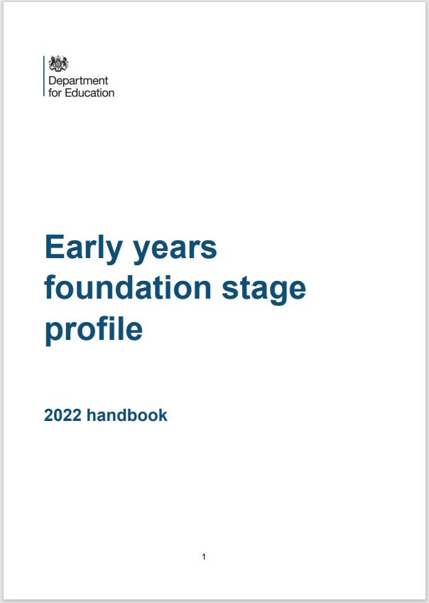 Observation Assessment and Planning page 3 EYFS Profile Handbook