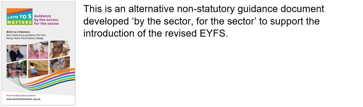 EYFS Reforms