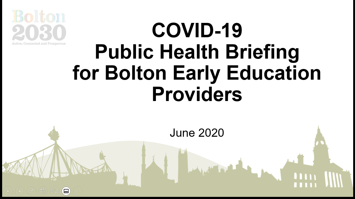 Covid 19 Health Briefing for the Early Years sector - June 2020