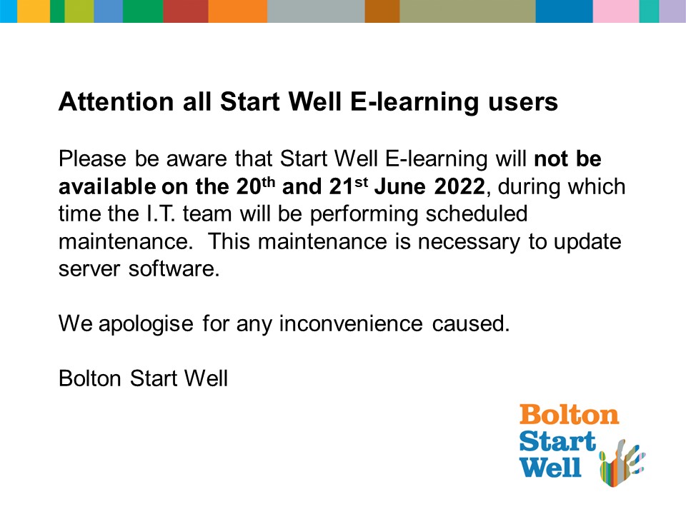 SW E-learning maintenance