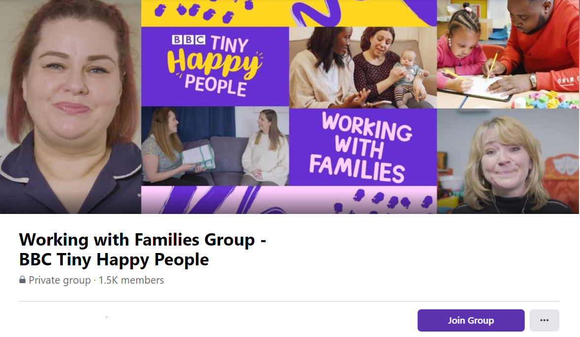 BBC Tiny Happy People Facebook for Practitioners