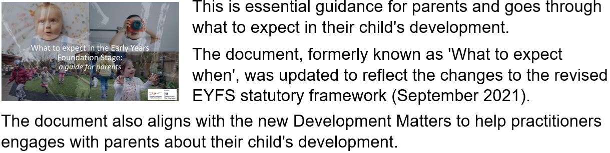 EYFS Reforms